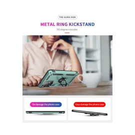 Newface Samsung Galaxy A33 5G Kılıf Sofya Yüzüklü Silikon Kapak - Yeşil