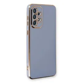 Newface Samsung Galaxy A53 5G Kılıf Volet Silikon - Mavi