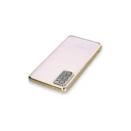 Newface Samsung Galaxy S20 Fe Kılıf Razer Lensli Silikon - Gold