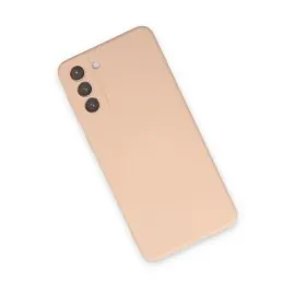 Newface Samsung Galaxy S21 Plus Kılıf Nano Içi Kadife  Silikon - Pudra