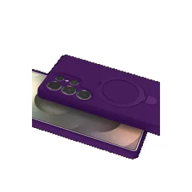 Newface Samsung Galaxy S23 Ultra Regal Magsafe Standlı Kapak - Derin Mor