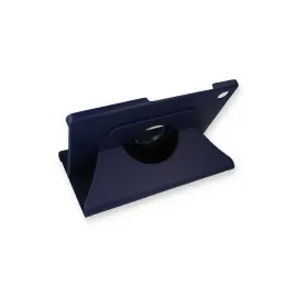 Newface Samsung Galaxy Tab A9 Kılıf 360 Tablet Deri Kılıf - Lacivert