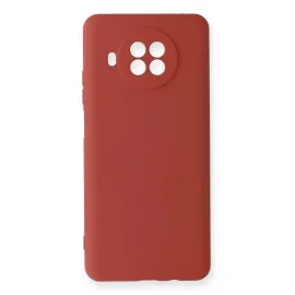 Newface Xiaomi Mi 10T Lite Kılıf Nano Içi Kadife Silikon - Kiremit