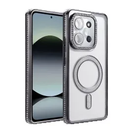 Newface Xiaomi Redmi 15C 4G Joke Simli Magneticsafe Kılıf - Siyah