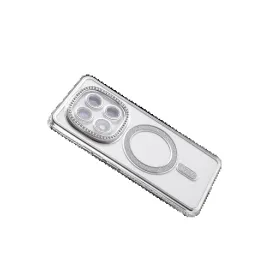 Newface Xiaomi Redmi Note 14 Pro 5G Joke Simli Magneticsafe Kılıf - Gümüş