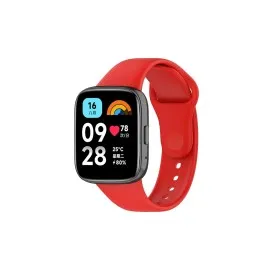 Newface Xiaomi Redmi Watch 3 Active Klasik Kordon - Kırmızı
