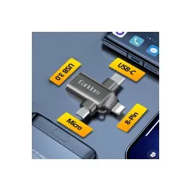 Earldom Ot80 3In1 Otg Dönüştürücü - Siyah