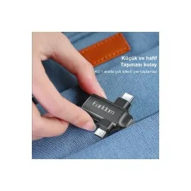 Earldom Ot80 3In1 Otg Dönüştürücü - Siyah