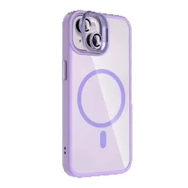 Joko Apple Iphone 14 Remim Lensli Magsafe Standlı Kapak - Lila