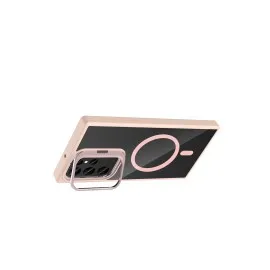 Joko Samsung Galaxy S25 Ultra Remim Lensli Magsafe Standlı Kapak - Pembe