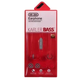 Karler Bass Kr-204 Kablolu Kulaklık - Kırmızı