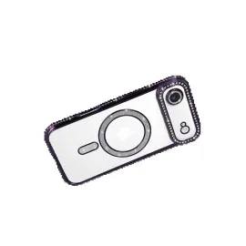 Newface Apple Iphone 17 Air Joke Simli Magneticsafe Kılıf - Derin Mor