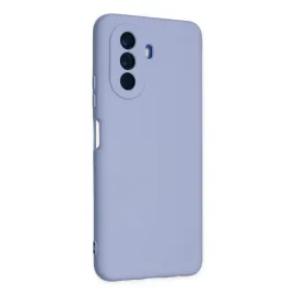 Newface Huawei Nova Y70 Kılıf Nano Içi Kadife Silikon - Lila
