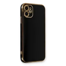 Newface Iphone 11 Kılıf Volet Silikon - Siyah