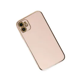 Newface Iphone 12 Kılıf Volet Silikon - Pembe