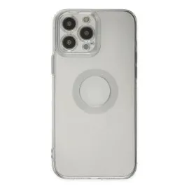 Newface Iphone 13 Pro Max Kılıf Santa Lens Silikon - Şeffaf
