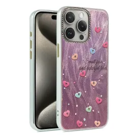 Newface Iphone 15 Pro Kılıf Blade Aynalı Desenli Kapak - Desen 8