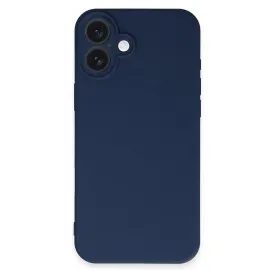 Newface Iphone 16 Plus Kılıf First Silikon - Lacivert