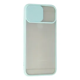 Newface Iphone 6 Kılıf Palm Buzlu Kamera Sürgülü Silikon - Turkuaz