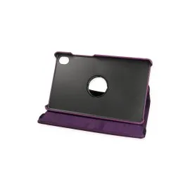 Newface Lenovo Tab M8 Kılıf 360 Tablet Deri Kılıf - Mürdüm