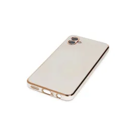 Newface Samsung Galaxy A04 Kılıf Volet Silikon - Beyaz