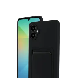 Newface Samsung Galaxy A07 Kelvin Kartvizitli Silikon - Siyah