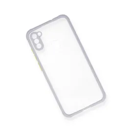 Newface Samsung Galaxy A11 Kılıf Miami Şeffaf Silikon - Lila