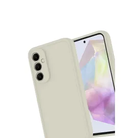 Newface Samsung Galaxy A17 5G Viera Silikon - Krem