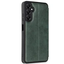 Newface Samsung Galaxy A26 Kılıf Flip Cover - Koyu Yeşil