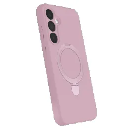 Newface Samsung Galaxy A35 5G Regal Magsafe Standlı Kapak - Açık Pembe