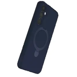 Newface Samsung Galaxy A35 5G Regal Magsafe Standlı Kapak - Lacivert