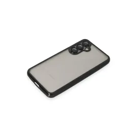 Newface Samsung Galaxy S23 Fe Kılıf Razer Lensli Silikon - Siyah