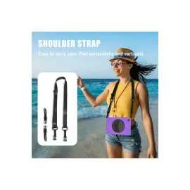 Newface Samsung Galaxy T220 Tab A7 Lite 8.7 Kılıf Amazing Tablet Kapak - Mor