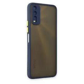 Newface Vivo Y11S Kılıf Montreal Silikon Kapak - Lacivert