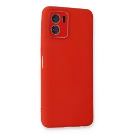 Newface Vivo Y15S Kılıf Lansman Glass Kapak - Kırmızı