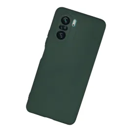 Newface Xiaomi Poco F3 Kılıf Nano Içi Kadife Silikon - Koyu Yeşil