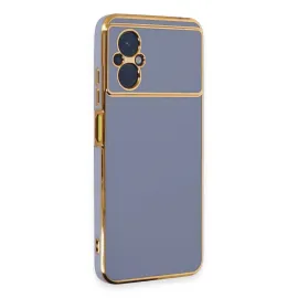 Newface Xiaomi Poco M5 Kılıf Volet Silikon - Mavi