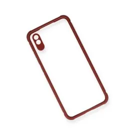 Newface Xiaomi Redmi 9A Kılıf Miami Şeffaf Silikon - Fuşya