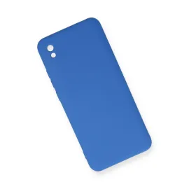 Newface Xiaomi Redmi 9A Kılıf Nano Içi Kadife Silikon - Mavi