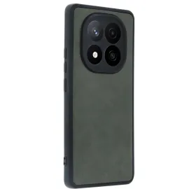 Newface Xiaomi Redmi Note 14 Pro 4G Kılıf Aras Deri Kapak - Koyu Yeşil