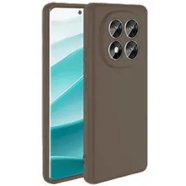 Newface Xiaomi Redmi Note 14 Pro 4G Kılıf First Silikon - Kahverengi