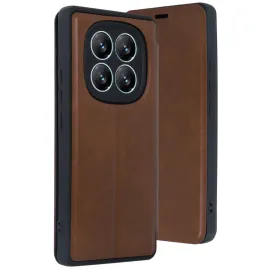 Newface Xiaomi Redmi Note 14 Pro 4G Kılıf Flip Cover - Taba