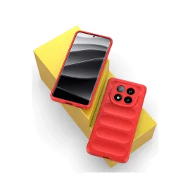 Newface Xiaomi Redmi Note 14 Pro 4G Kılıf Optimum Silikon - Kırmızı