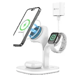 Newface Ym-Ud22 Kablosuz Şarj Masaüstü Set - Beyaz