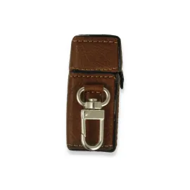 Newface Airpods 2 (2.nesil) Deri Kılıf - Kahverengi