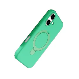 Newface Apple Iphone 16 Regal Magsafe Standlı Kapak - Yeşil
