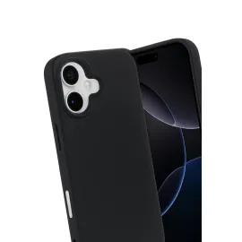Newface Apple Iphone 17 Nano Içi Kadife Silikon - Siyah