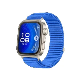 Newface Huawei Fit 4 Braid Kordon - Mavi