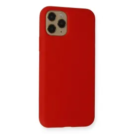 Newface Iphone 11 Pro Kılıf Nano Içi Kadife Silikon - Kırmızı