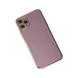 Newface Iphone 11 Pro Max Kılıf Volet Silikon - Mor